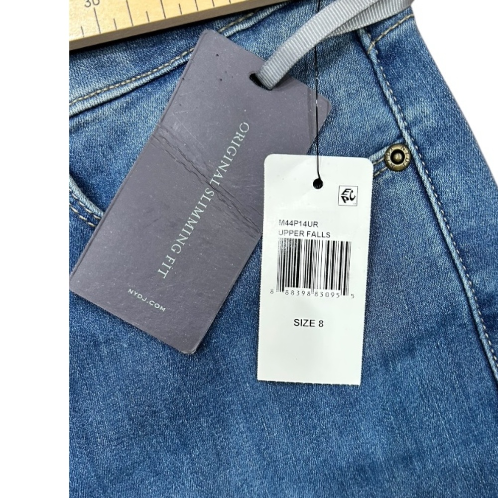 NWT NYDJ Flare Jeans Light Blue 8 - Picture 4 of 11